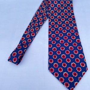 Nautica mod flower tie. 100% silk.